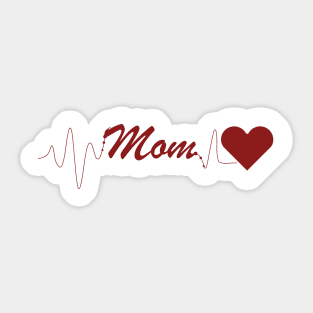 Mom Day Sticker